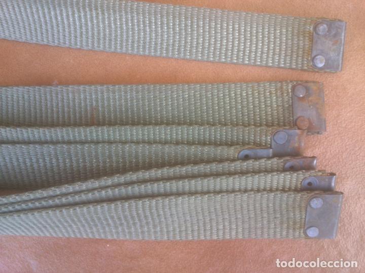 Militaria: CORREAJE CINCHAS USO MILITAR EJERCITO - Foto 2