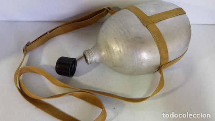 Militaria: CANTIMPLORA DE ALUMINIO CON TAPA DE BAQUELITA - Foto 1
