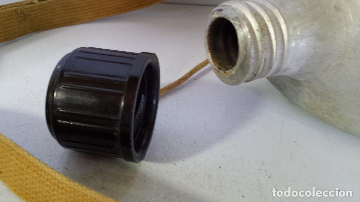 Militaria: CANTIMPLORA DE ALUMINIO CON TAPA DE BAQUELITA - Foto 2