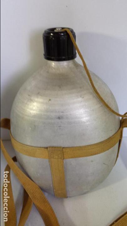 Militaria: CANTIMPLORA DE ALUMINIO CON TAPA DE BAQUELITA - Foto 3