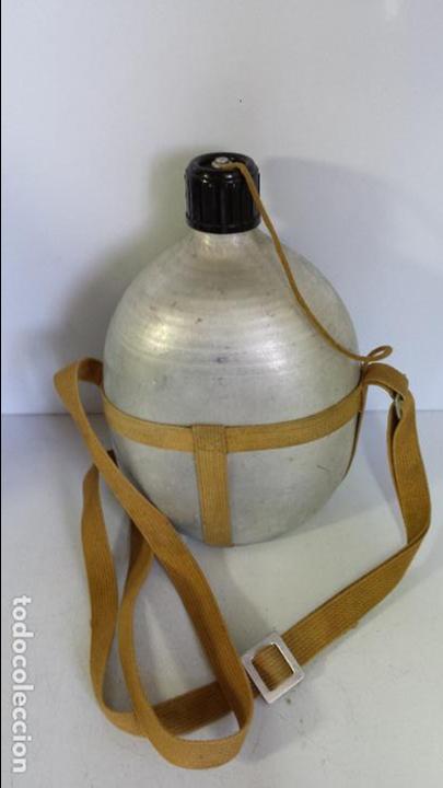 Militaria: CANTIMPLORA DE ALUMINIO CON TAPA DE BAQUELITA - Foto 4
