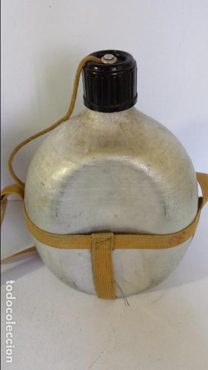 Militaria: CANTIMPLORA DE ALUMINIO CON TAPA DE BAQUELITA - Foto 5