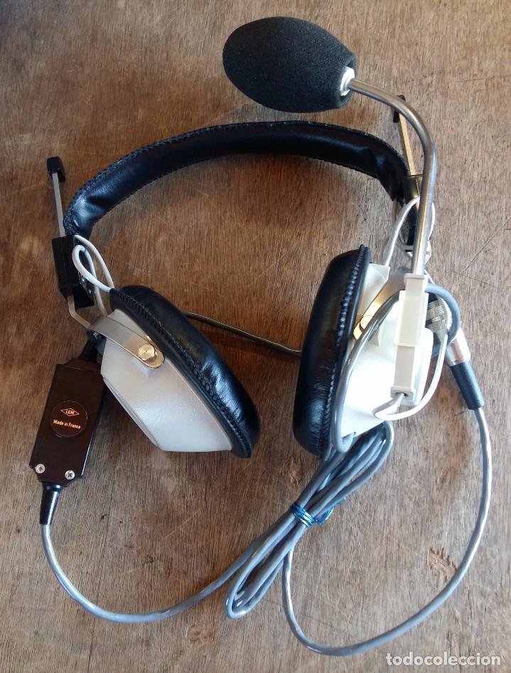 Militaria: Cascos de escucha con micro, LEM - Foto 1
