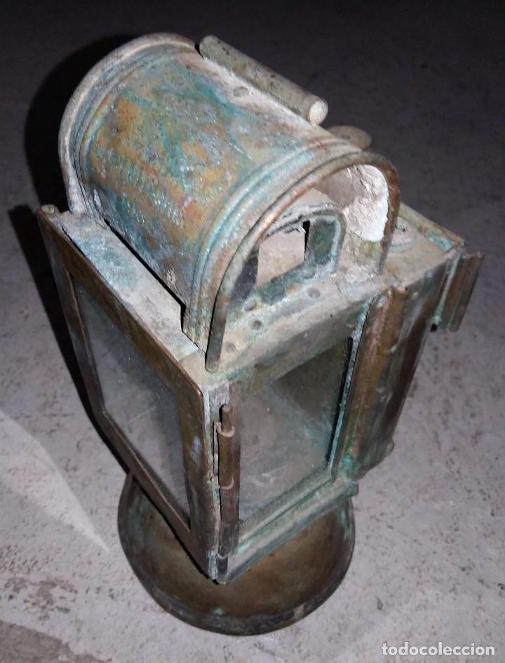 Militaria: Farol de bronce del ej&eacute;rcito alem&aacute;n - Foto 1