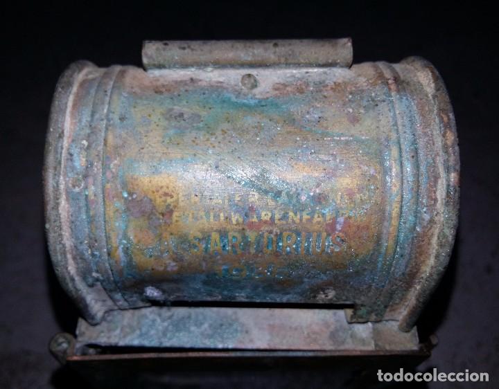 Militaria: Farol de bronce del ej&eacute;rcito alem&aacute;n - Foto 2