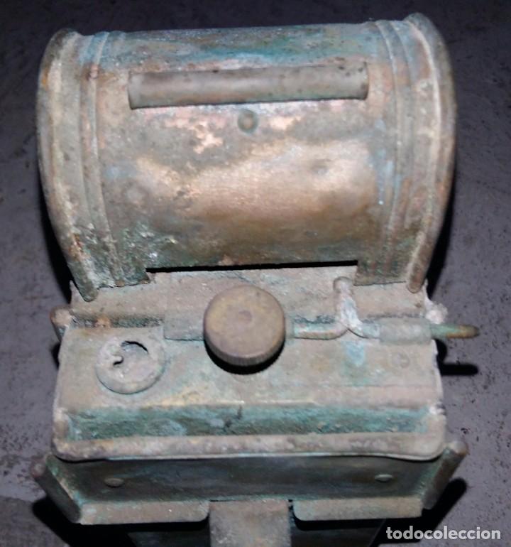 Militaria: Farol de bronce del ej&eacute;rcito alem&aacute;n - Foto 3