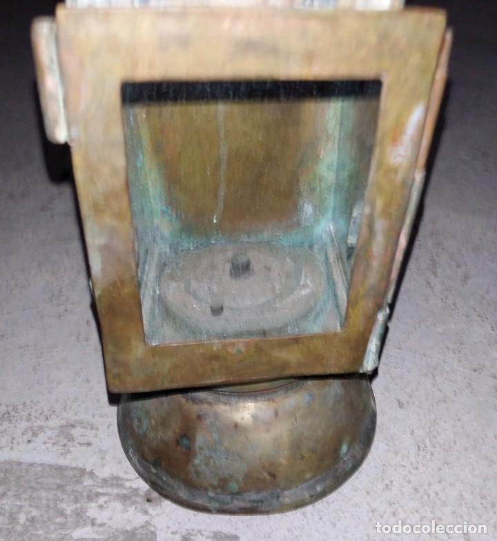 Militaria: Farol de bronce del ej&eacute;rcito alem&aacute;n - Foto 5