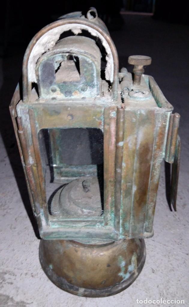 Militaria: Farol de bronce del ej&eacute;rcito alem&aacute;n - Foto 6