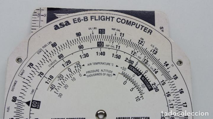 Militaria: COMPUTADORA MANUAL DE PLANIFICACI&Oacute;N DE VUELO E6-B - ASA - Foto 2
