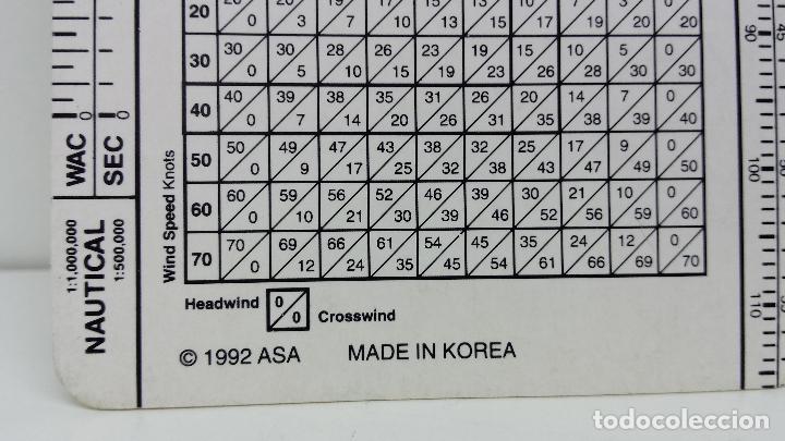 Militaria: COMPUTADORA MANUAL DE PLANIFICACI&Oacute;N DE VUELO E6-B - ASA - Foto 3