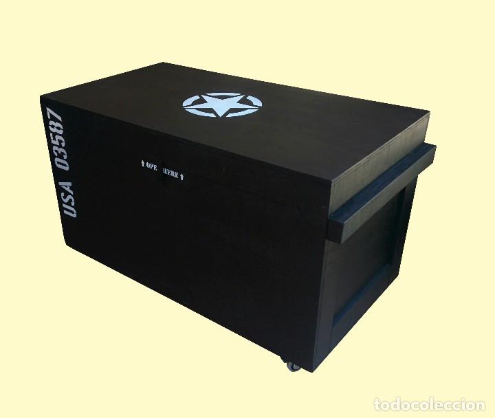 Militaria: Caj&oacute;n de madera estilo militar XXL Hellfish Los Simpsons - Foto 2