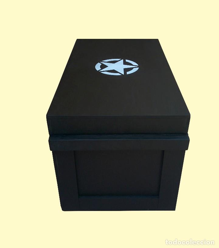 Militaria: Caj&oacute;n de madera estilo militar XXL Hellfish Los Simpsons - Foto 3