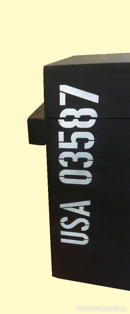 Militaria: Caj&oacute;n de madera estilo militar XXL Hellfish Los Simpsons - Foto 7