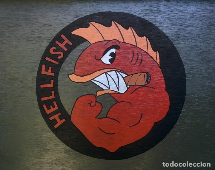 Militaria: Caj&oacute;n de madera estilo militar XXL Hellfish Los Simpsons - Foto 10