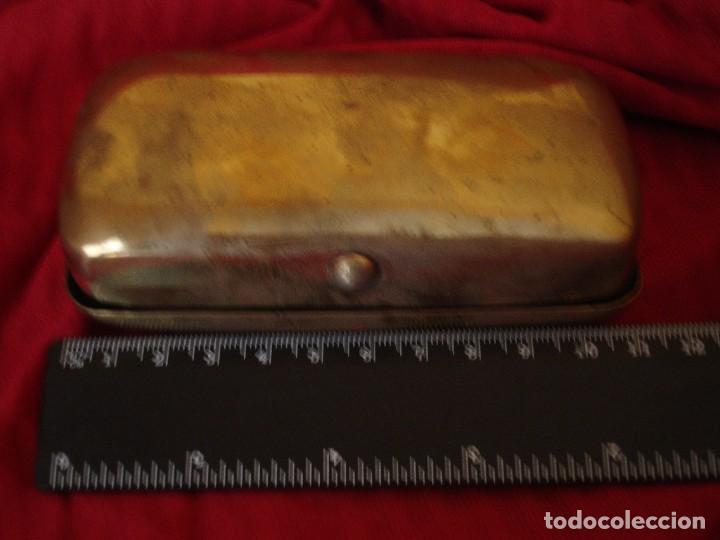 Militaria: PITILLERA ANTIGUA DE LATON - Foto 5