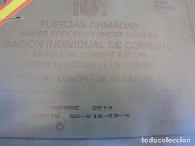 Militaria: Raci&oacute;n individual de combate. Ejercito Espa&ntilde;ol. Precintada - Foto 3