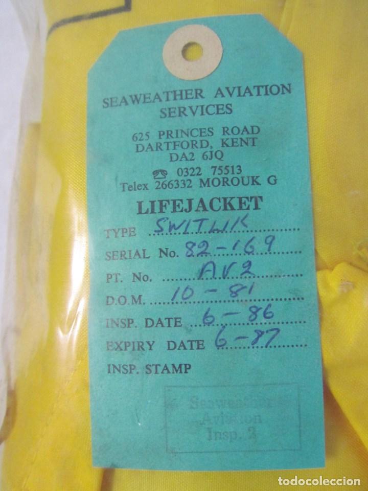 Militaria: Chaleco salvavidas 1986 Sin abrir - Foto 2