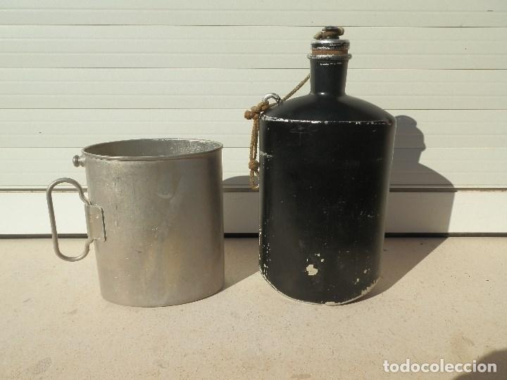 Militaria: CANTIMPLORA CON MARMITA EJ&Eacute;RCITO SUIZO. MARCAS EN LAS BASES. - Foto 2