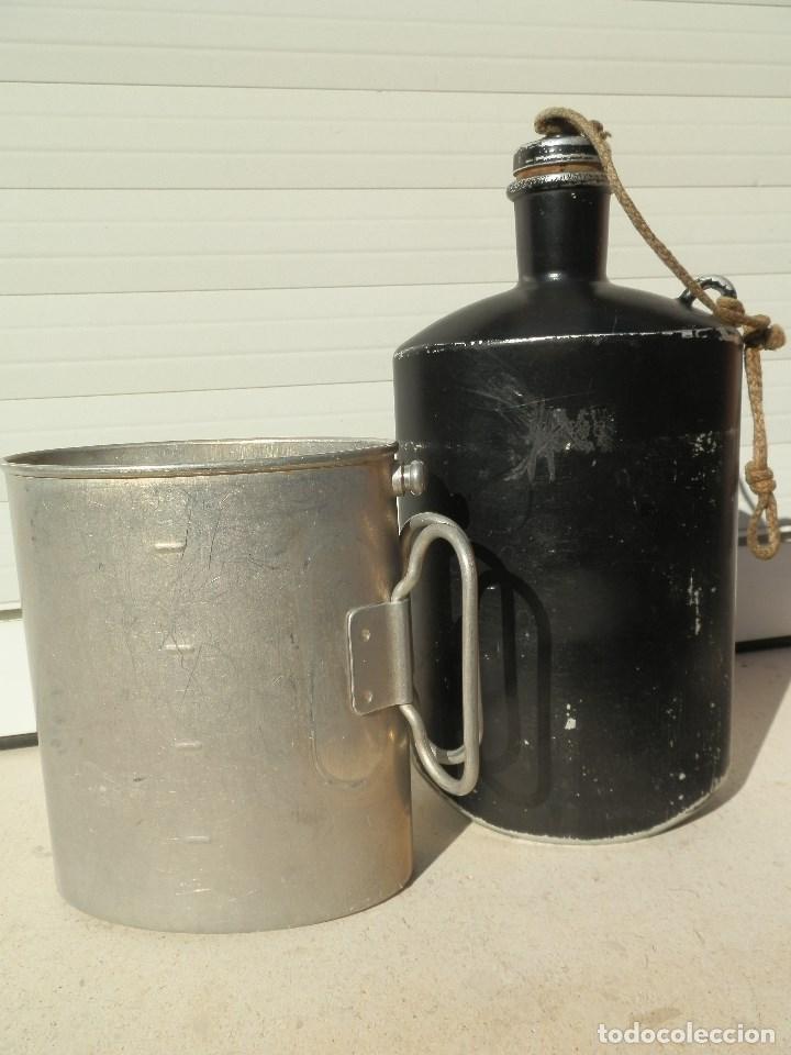 Militaria: CANTIMPLORA CON MARMITA EJ&Eacute;RCITO SUIZO. MARCAS EN LAS BASES. - Foto 3