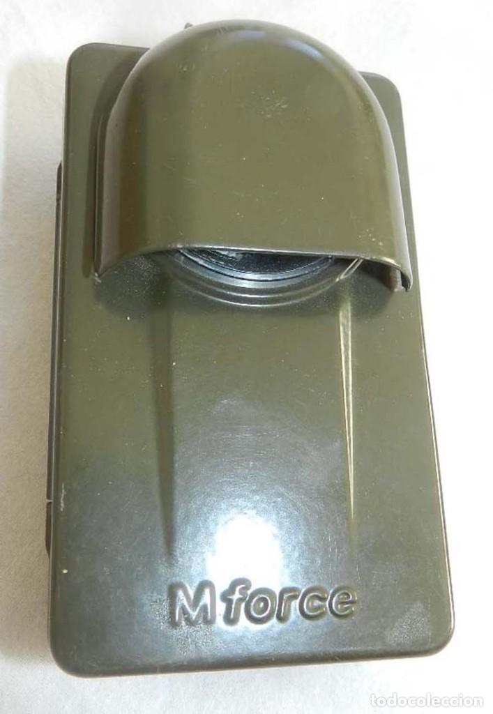 Militaria: LINTERNA MILITAR MARCA MFORCE, MIDE 11,5 X 6,5 CMS. - Foto 3