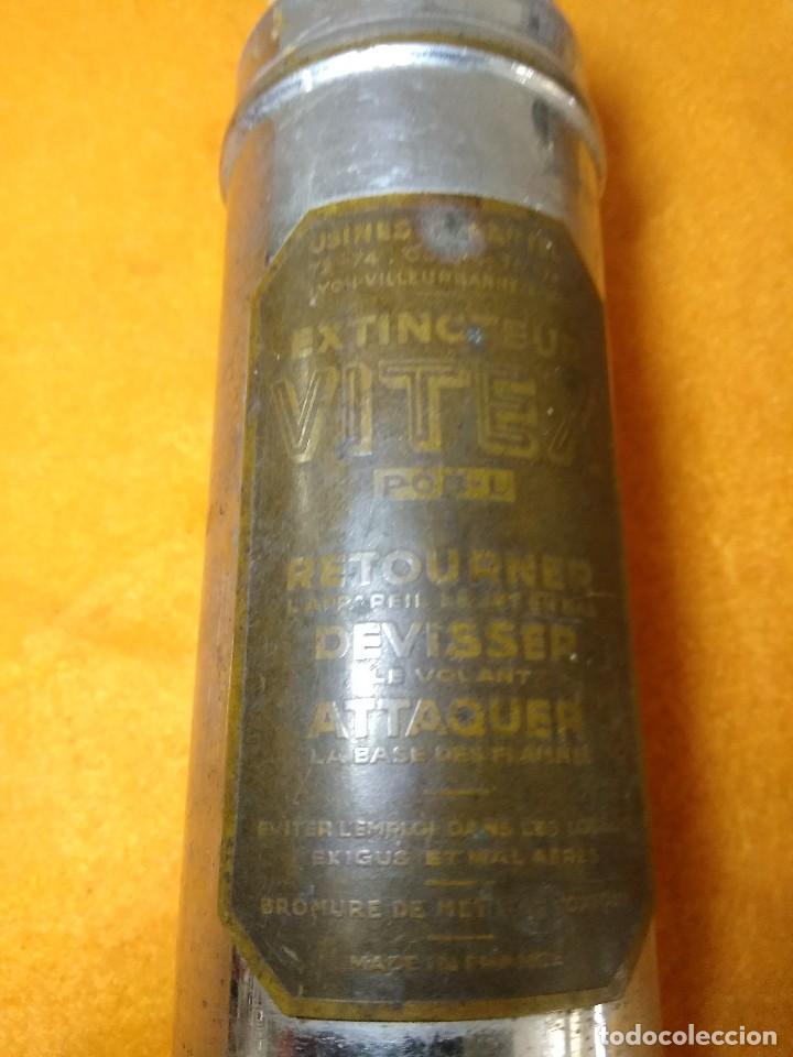 Militaria: EXTINTOR  PARA COCHE VITEX FRANCES - Foto 6