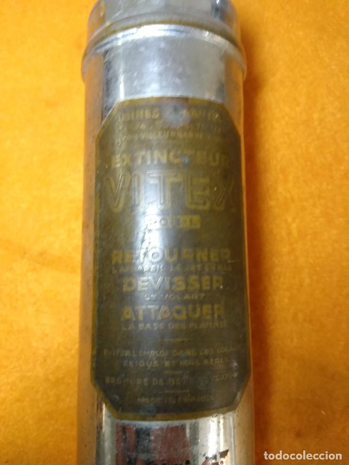 Militaria: EXTINTOR  PARA COCHE VITEX FRANCES - Foto 7