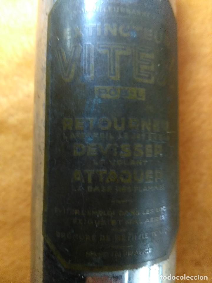 Militaria: EXTINTOR  PARA COCHE VITEX FRANCES - Foto 8