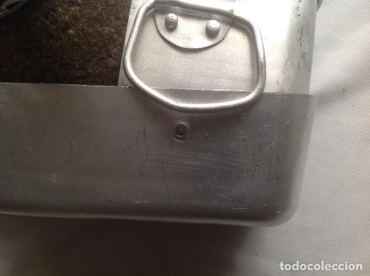 Militaria: ANTIGUA CANTIMPLORA DE ALUMINIO CON PLATOS Y CUBIERTO - Foto 14