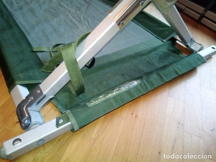 Militaria: CAMA DE CAMPA&Ntilde;A. DEL EJERCITO ALEMAN Y INGLES - Foto 2