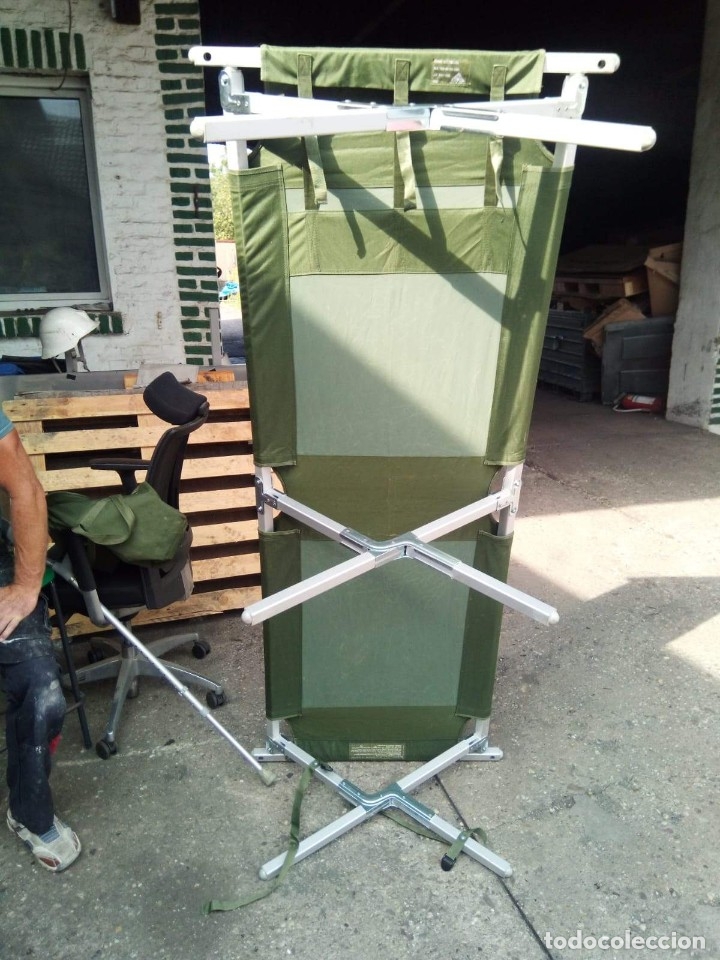 Militaria: CAMA DE CAMPA&Ntilde;A. DEL EJERCITO ALEMAN Y INGLES - Foto 13