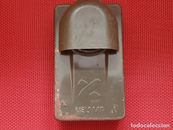 Militaria: ANTIGUA LINTERNA MILITAR - Foto 2