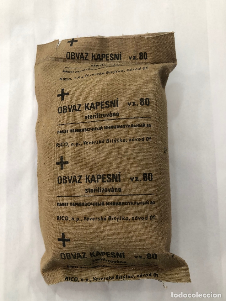 Militaria: Paquete de vendas ejercito checo - Foto 1