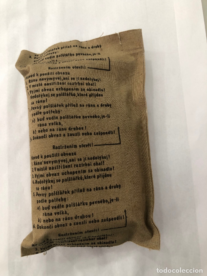 Militaria: Paquete de vendas ejercito checo - Foto 2