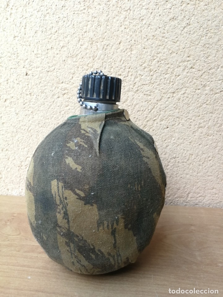Militaria: ANTIGUA CANTIMPLORA EJ&Eacute;RCITO DE TIERRA ESPA&Ntilde;OL ALUMINIO - Foto 4