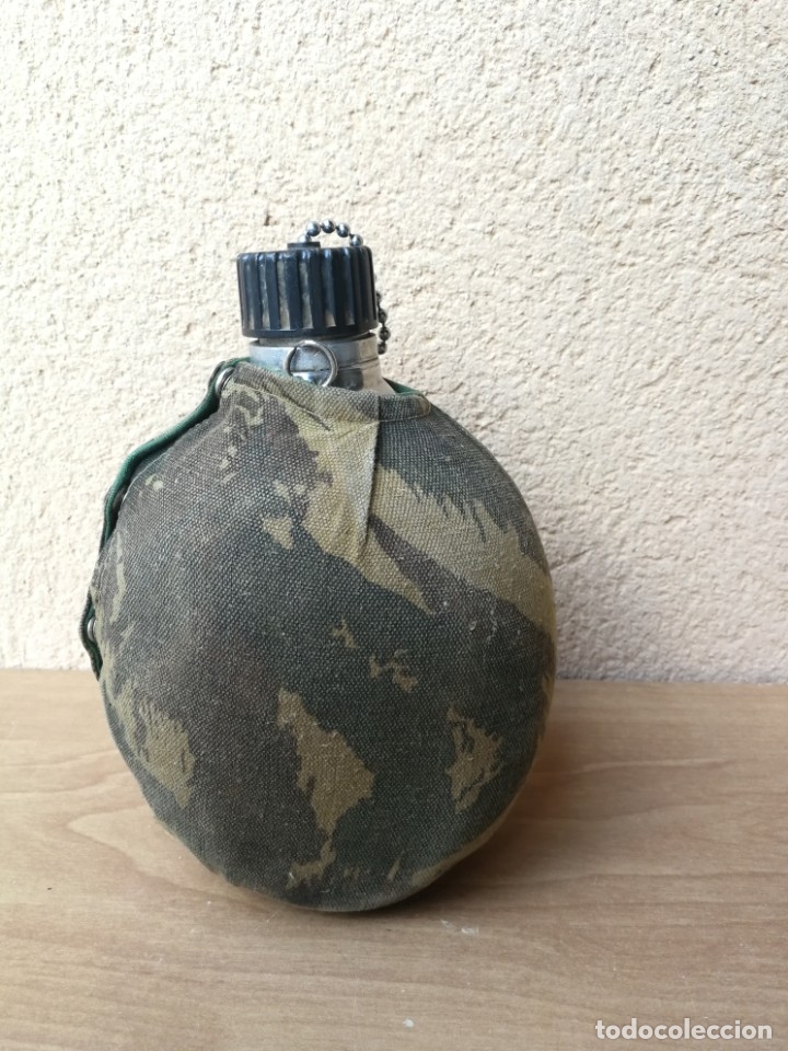 Militaria: ANTIGUA CANTIMPLORA EJ&Eacute;RCITO DE TIERRA ESPA&Ntilde;OL ALUMINIO - Foto 5