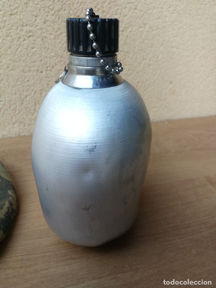 Militaria: ANTIGUA CANTIMPLORA EJ&Eacute;RCITO DE TIERRA ESPA&Ntilde;OL ALUMINIO - Foto 11