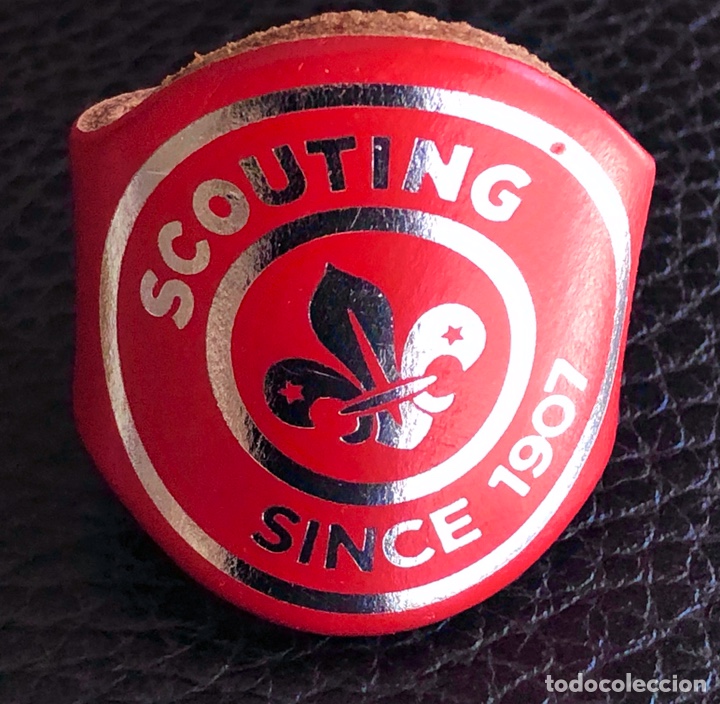 Militaria: Pasanudos Flor de Lis Scouts - Plata y Rojo - Foto 3