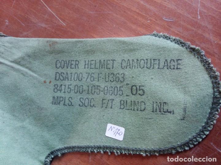 Militaria: Funda de casco, camuflaje bosque, DSA - Foto 4