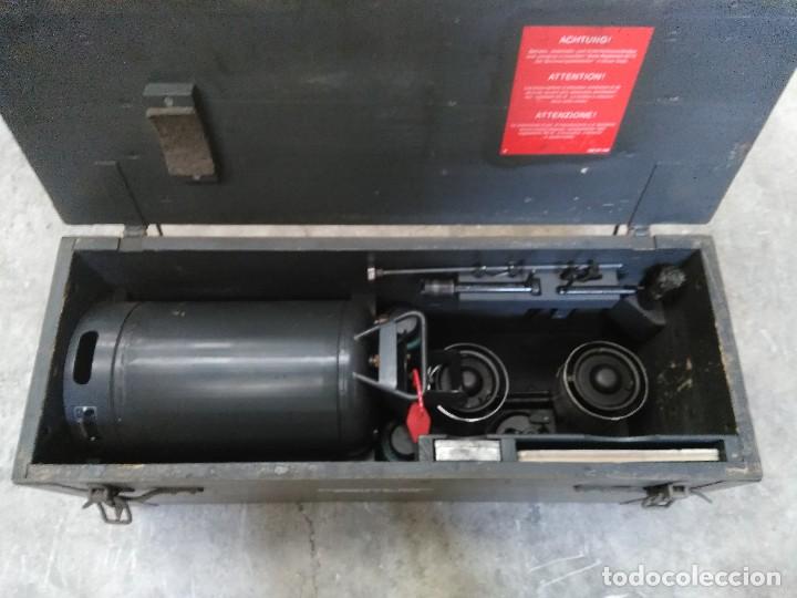 Militaria: COCINA DE CAMPA&Ntilde;A SUIZA CON COMPLEMENTOS - Foto 1