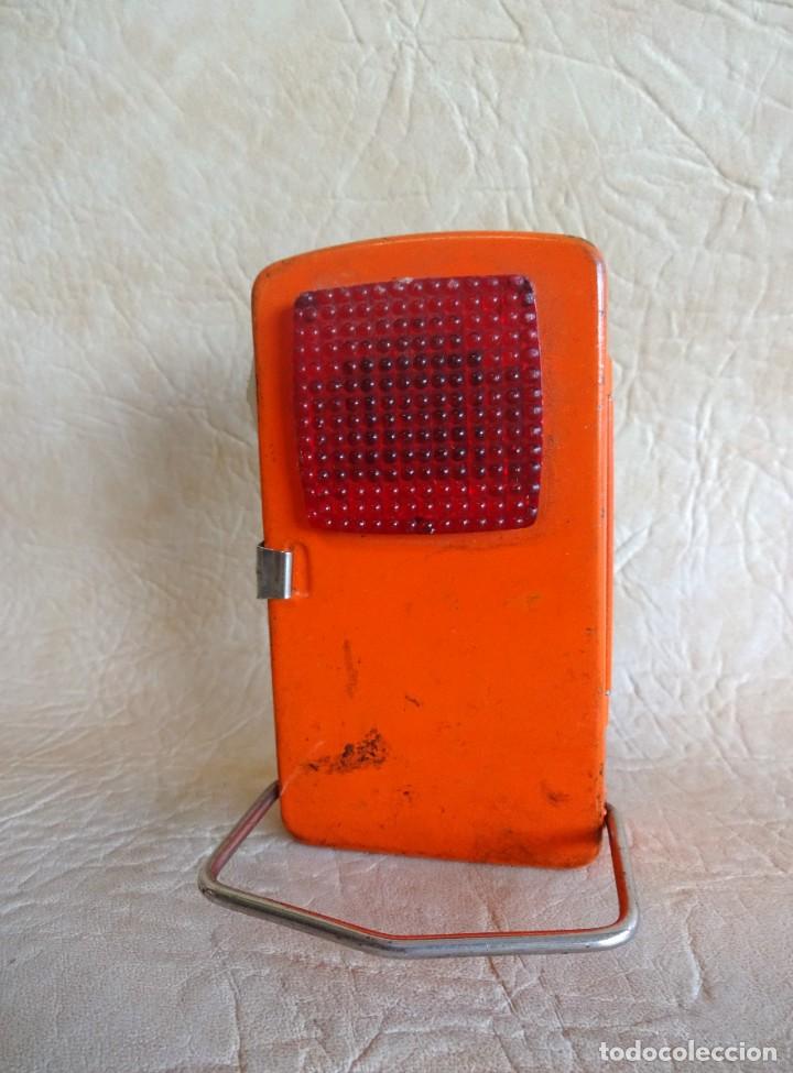 Militaria: antigua linterna militar codigo morse rojo y verde - Foto 4