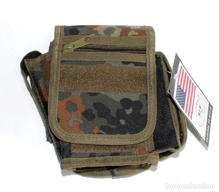 Militaria: Ri&ntilde;onera con 3 compartimentos, flecktarn	 30745V - Foto 1