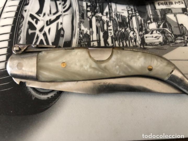 Militaria: Navaja mango nacarado - Foto 2