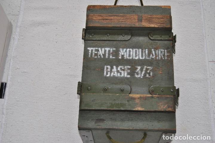 Militaria: CAJA DE MADERA DEL EJERCITO FRANCES - Foto 1