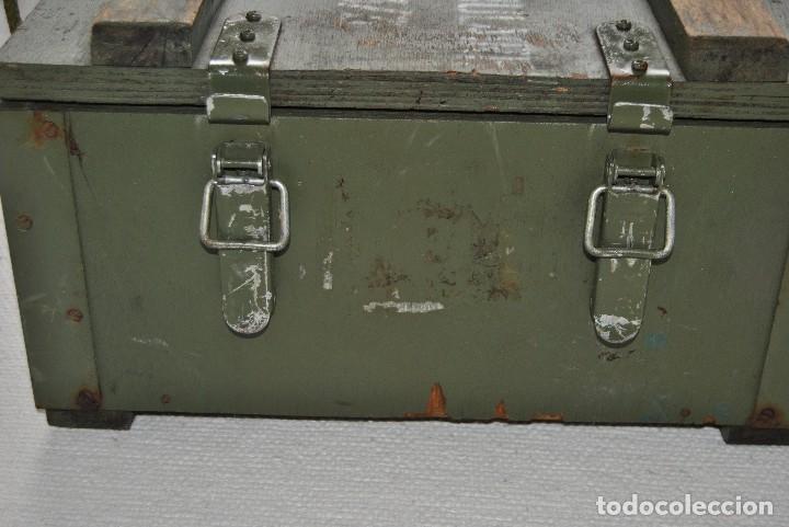 Militaria: CAJA DE MADERA DEL EJERCITO FRANCES - Foto 2