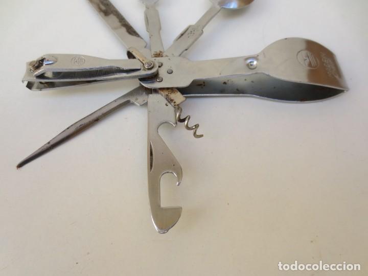Militaria: ORIGINAL NAVAJA MULTIUSOS DE CAMPA&Ntilde;A. - Foto 3