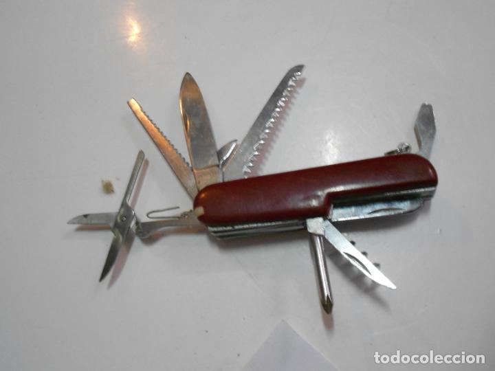 Militaria: KIT NAVAJA MULTIUSOS CON MUCHOS ACCESORIOS - Foto 2
