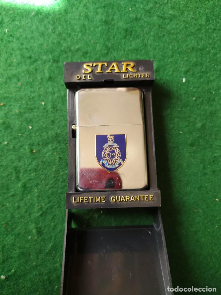 Militaria: Mechero Star. Regimiento de Gibraltar - Foto 1