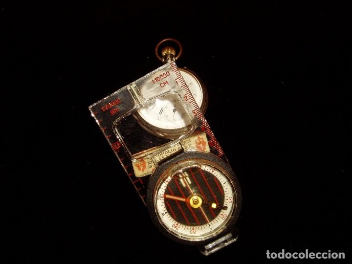 Militaria: Brujula l&iacute;quida con lupa - Foto 2
