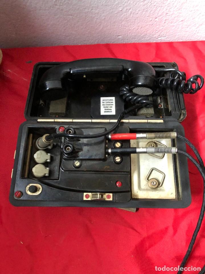 Militaria: TELEFONO ALEMAN DE CAMPA&Ntilde;A - Foto 1