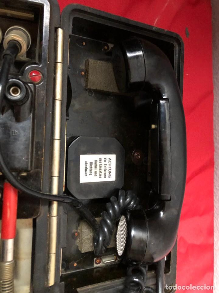Militaria: TELEFONO ALEMAN DE CAMPA&Ntilde;A - Foto 4